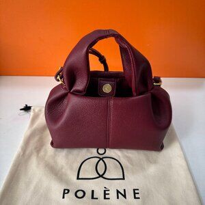 Polène Mini Bag in Wine Red